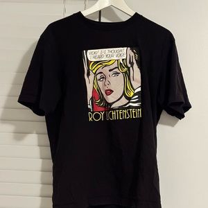 Rare Black Roy Lichtenstein Shirt